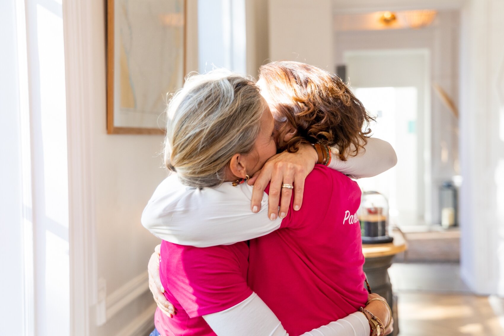 photographe reportage associatif parenthese jardin cancer octobre rose chateau beaussais bienveillance soutien calin ameliegraphie