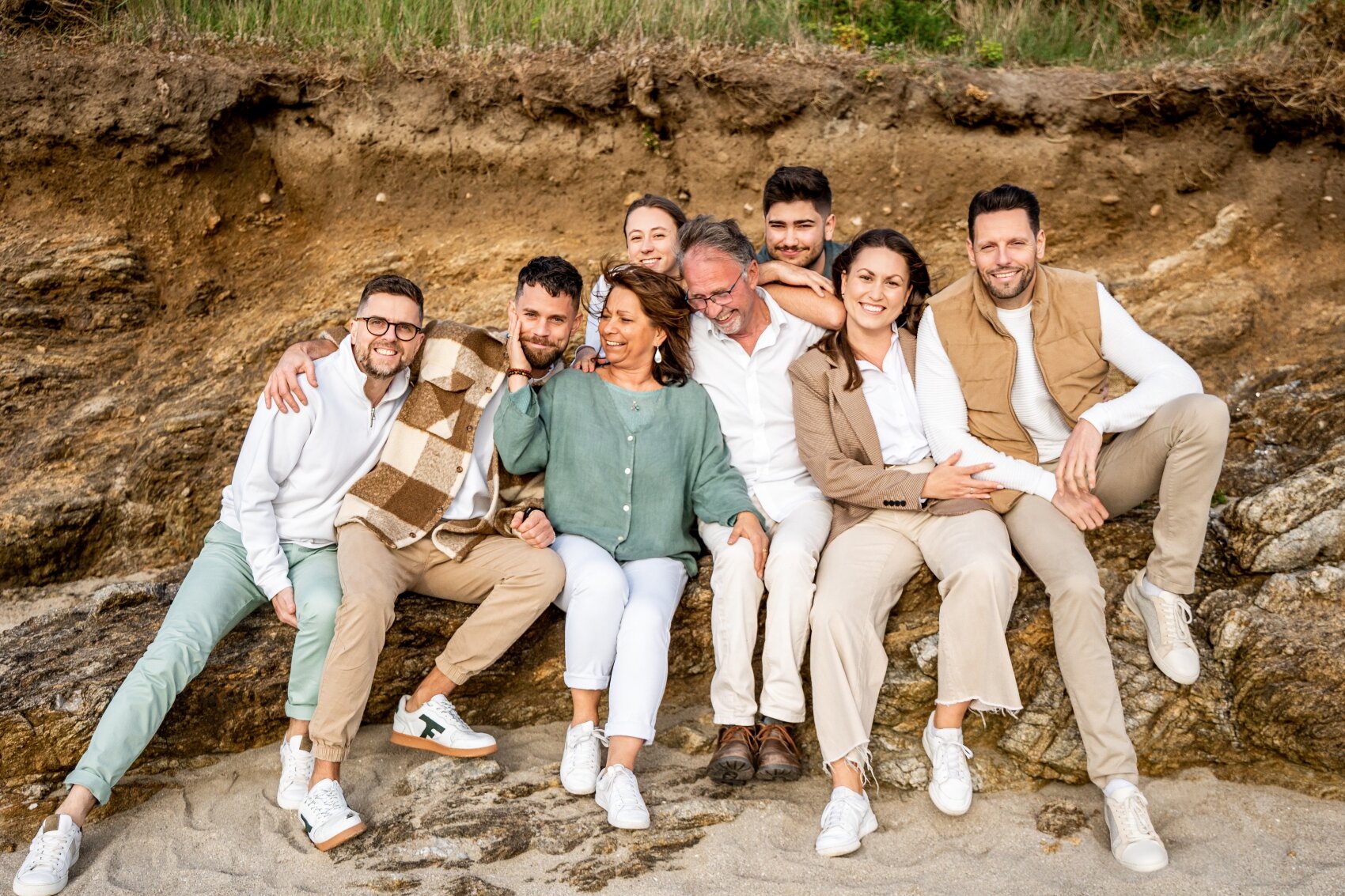 photographe reunion famille bord de mer lancieux saint malo bretagne parents enfants conjoints ameliegraphie