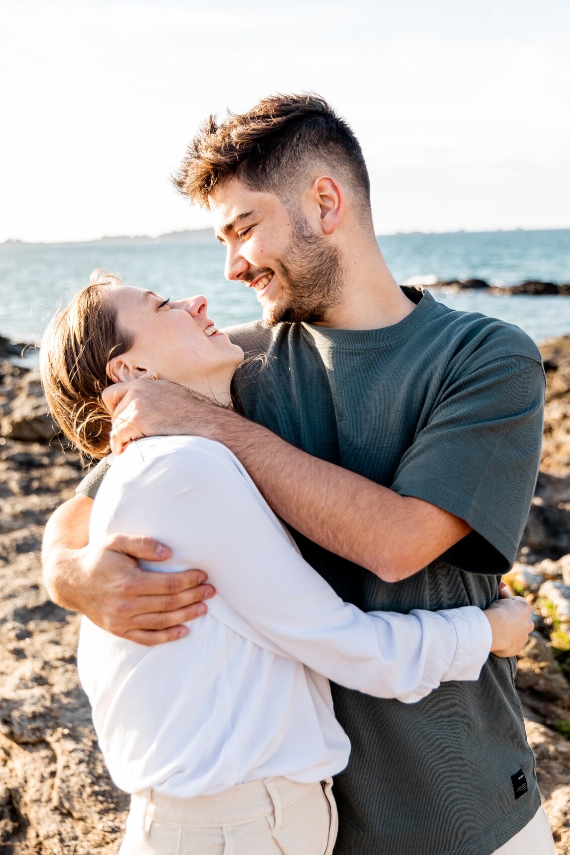 photographe seance couple plage bretagne ameliegraphie